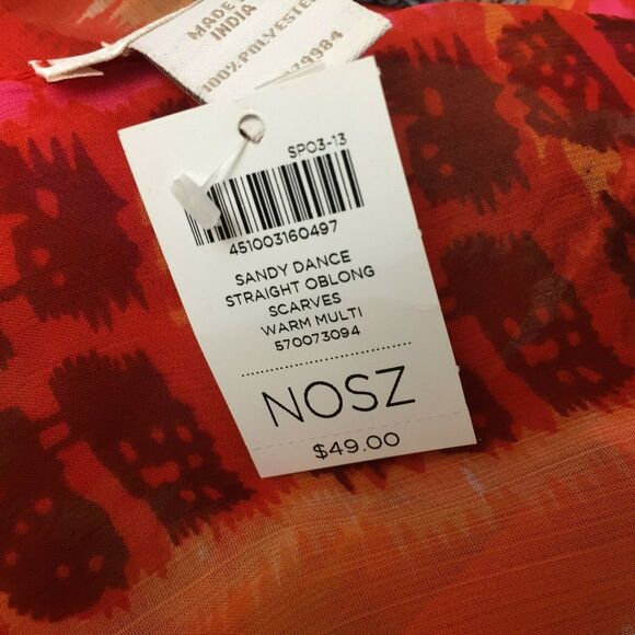 Ma) Chico's/ Talbots Scarf Women's Floral Fairy Officecoorp Cottagecorp Lot of 2 - Picture 9 of 9